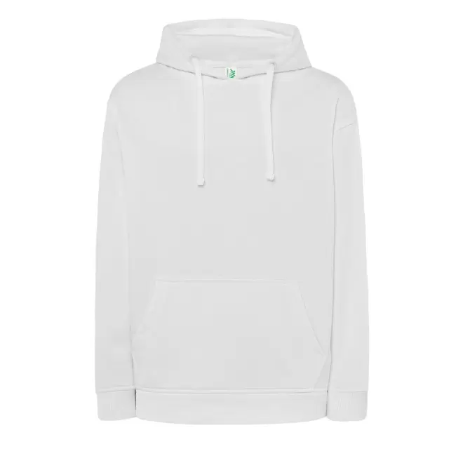 SWEAT-SHIRT MIXTE CAPUCHE JHK PERSONNALISABLE 'CORE 290' - blanc