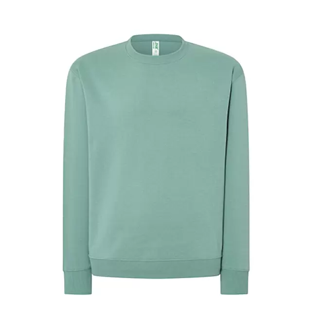SWEAT-SHIRT MIXTE COL ROND JHK PERSONNALISABLE 'CORE 290' - bleu aqua