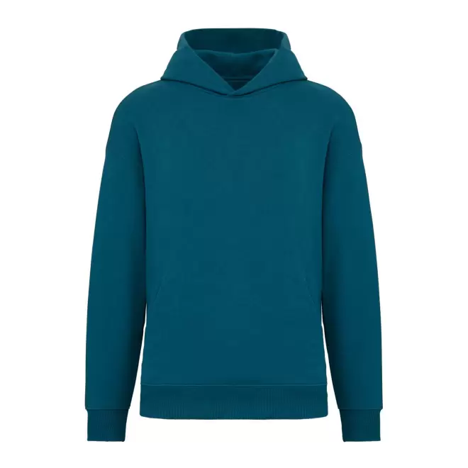 SWEAT-SHIRT PERSONNALISABLE MIXTE OVERSIZE 'OBEBI SPIRIT' - bleu canard