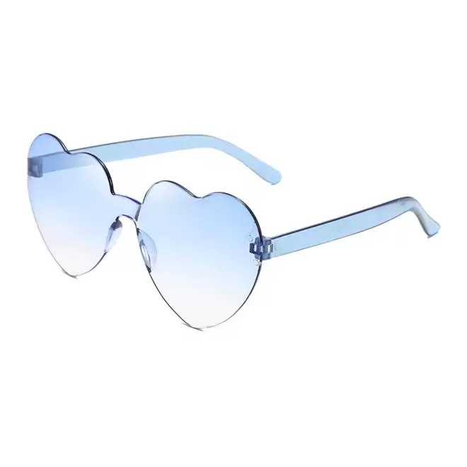 LUNETTES COEUR PERSONNALISABLES 'FIESTANI' - bleu ciel