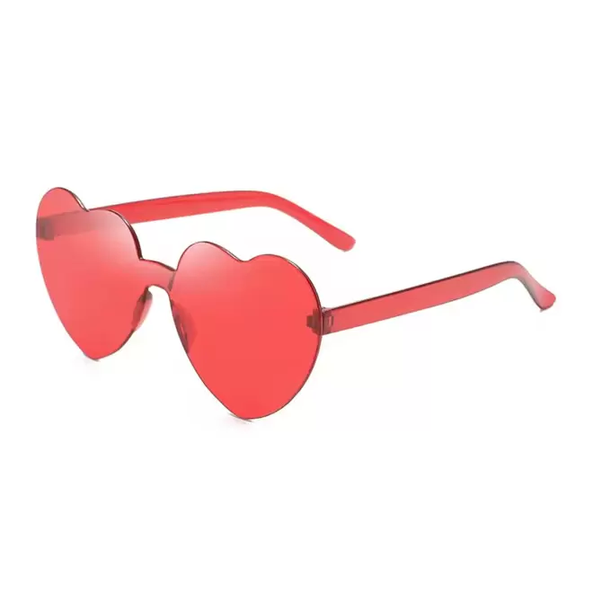 LUNETTES COEUR PERSONNALISABLES 'FIESTANI' - rouge