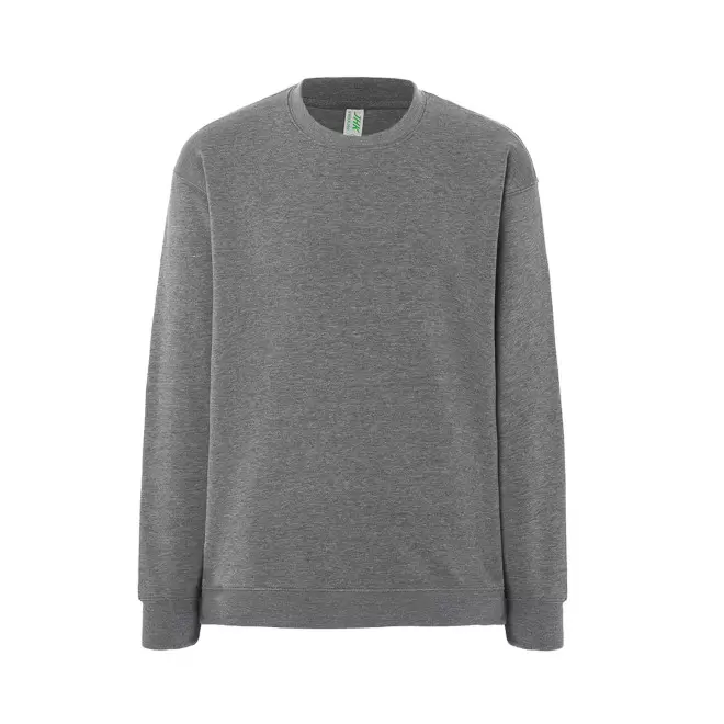 SWEAT-SHIRT MIXTE COL ROND JHK PERSONNALISABLE 'CORE 290' - gris anthracite