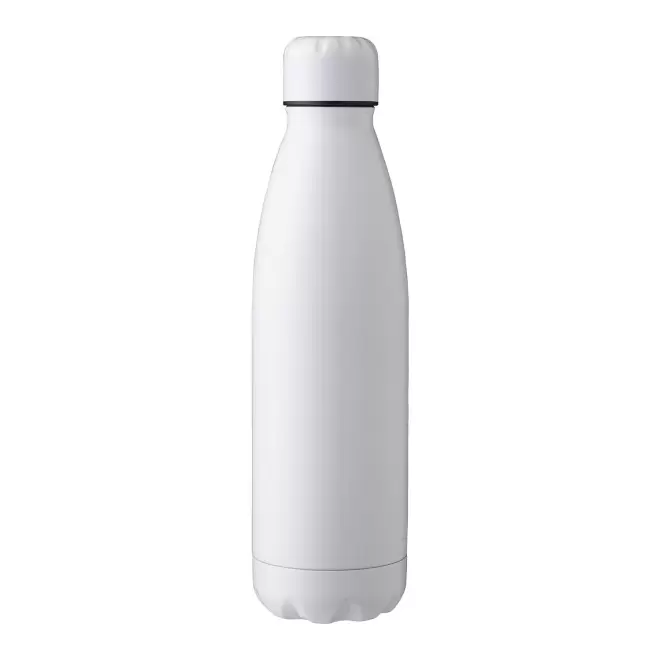 BOUTEILLE ISOTHERME 500ML PERSONNALISABLE 'MATERA MAT' - blanc