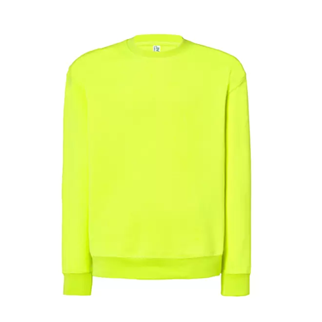 SWEAT-SHIRT MIXTE COL ROND JHK PERSONNALISABLE 'CORE 290' - gris foncé chiné