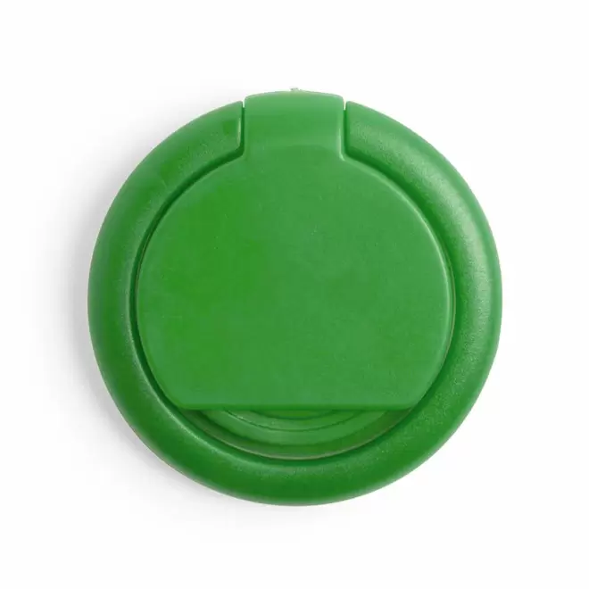 SUPPORT TELEPHONE 2 EN 1 JETON PERSONNALISABLE 'DITEL' - vert
