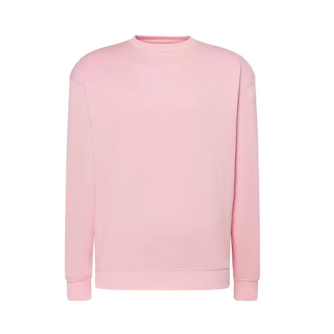 SWEAT-SHIRT MIXTE COL ROND JHK PERSONNALISABLE 'CORE 290' - tournesol