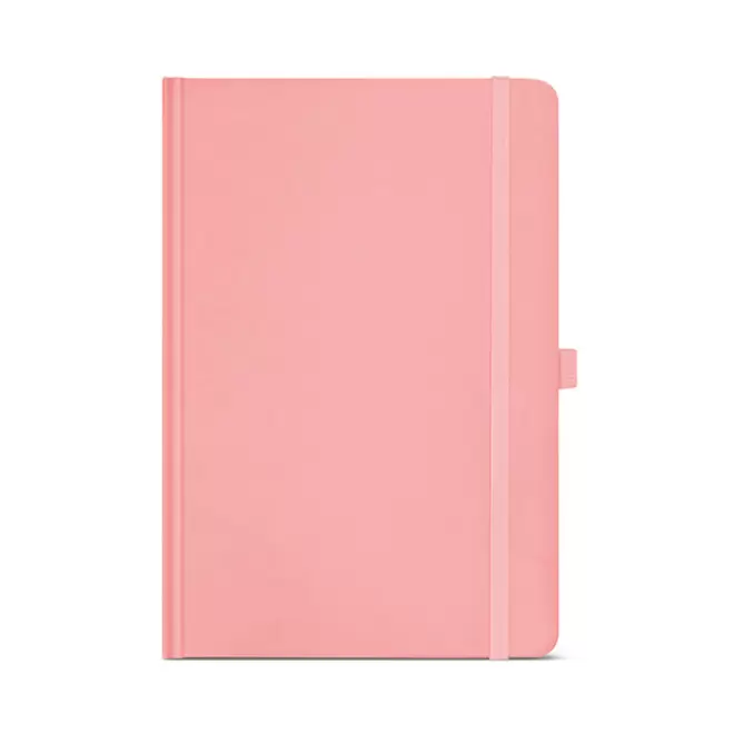 CARNET A5 CARTON RECYCLE PERSONNALISABLE 'ORMA' - rose