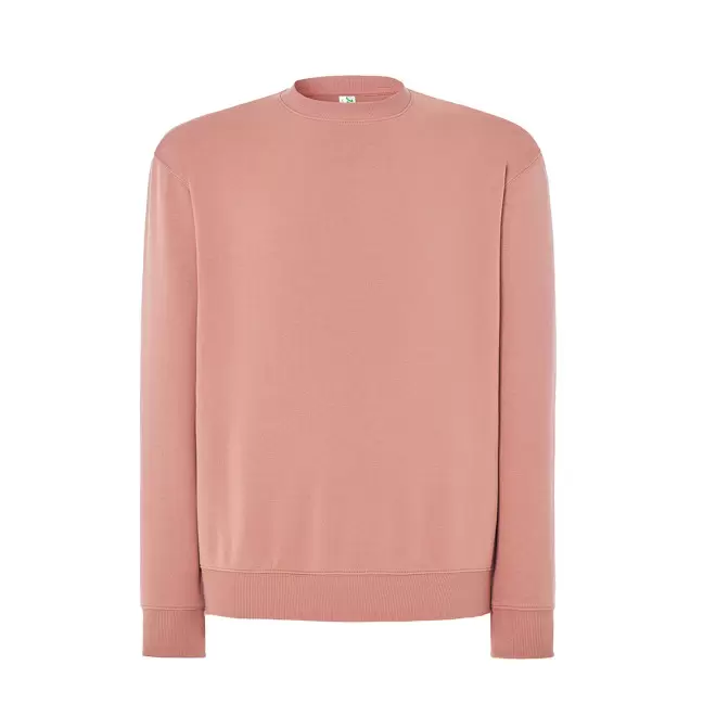 SWEAT-SHIRT MIXTE COL ROND JHK PERSONNALISABLE 'CORE 290' - jaune fluo