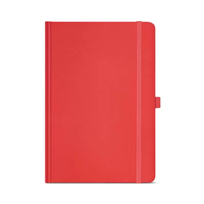 CARNET A5 CARTON RECYCLE PERSONNALISABLE 'ORMA' - rouge