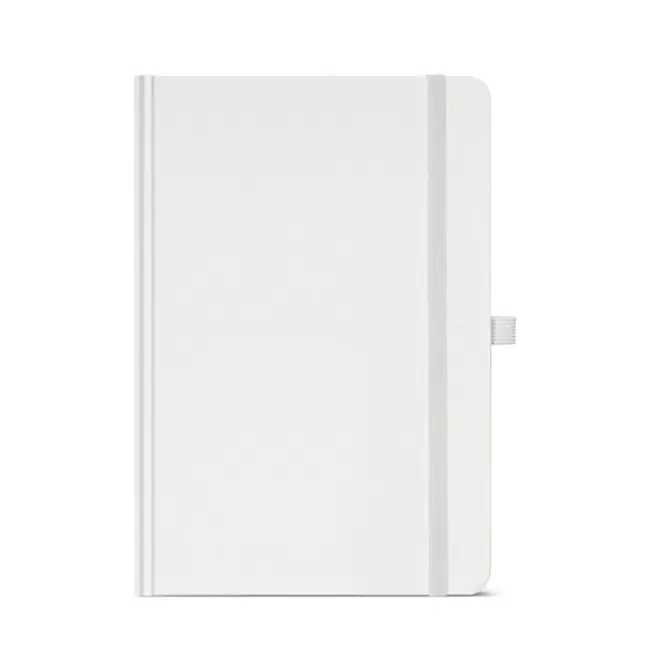 CARNET A5 CARTON RECYCLE PERSONNALISABLE 'ORMA' - blanc