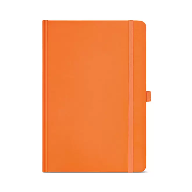 CARNET A5 CARTON RECYCLE PERSONNALISABLE 'ORMA' - orange