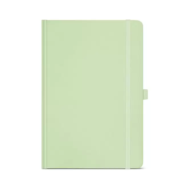 CARNET A5 CARTON RECYCLE PERSONNALISABLE 'ORMA' - vert clair