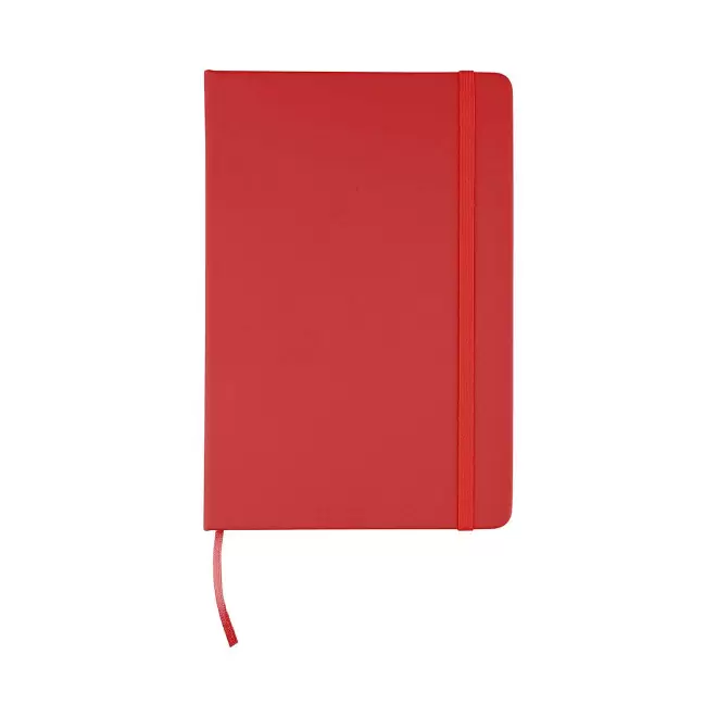 CARNET A5 EN PU RECYCLE PERSONNALISE 'LUGGATE' - rouge