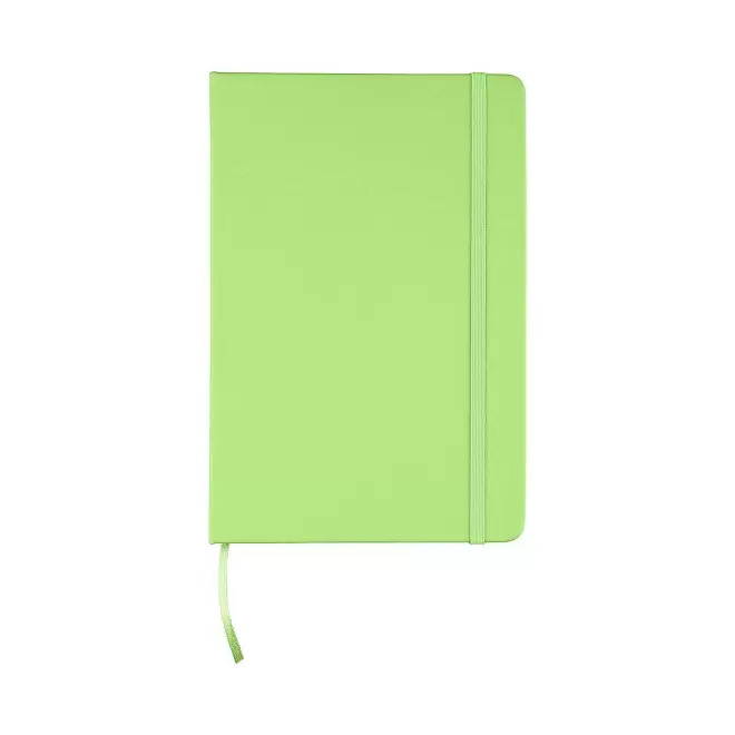 CARNET A5 EN PU RECYCLE PERSONNALISE 'LUGGATE' - lime