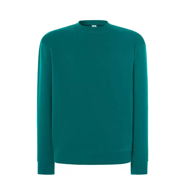 SWEAT-SHIRT MIXTE COL ROND JHK PERSONNALISABLE 'CORE 290' - bleu gris