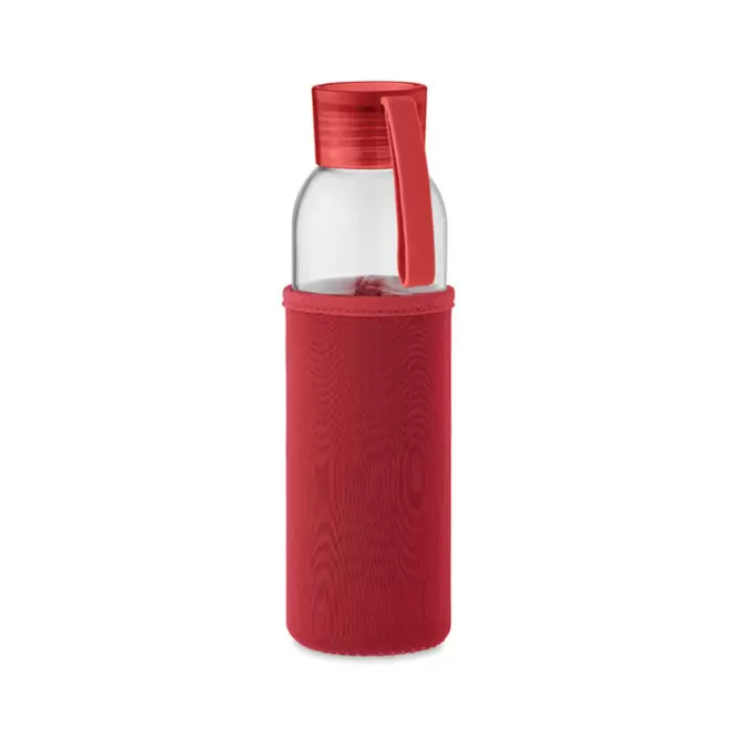 BOUTEILLE VERRE RECYCLE PERSONNALISABLE 'KILIMANDJARO' - rouge