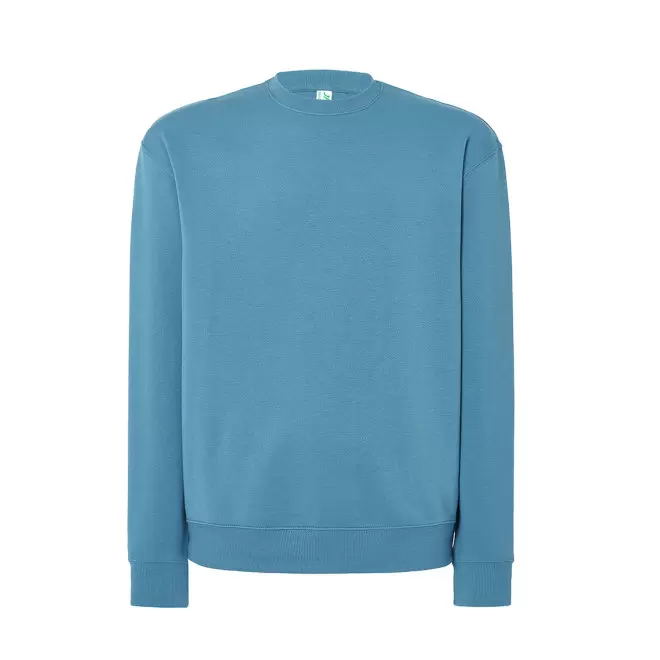 SWEAT-SHIRT MIXTE COL ROND JHK PERSONNALISABLE 'CORE 290' - orange fluo