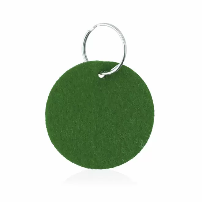 PORTE-CLES PERSONNALISE EN FEUTRINE 'DAMSI' - vert