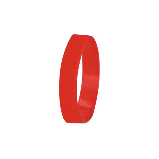 BRACELET SILICONE PERSONNALISE ENFANT 'FESTIVAL KIDS' - rouge