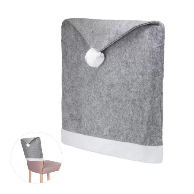 HOUSSE DE CHAISE PERSONNALISABLE 'BAUDRYSMAS' - gris