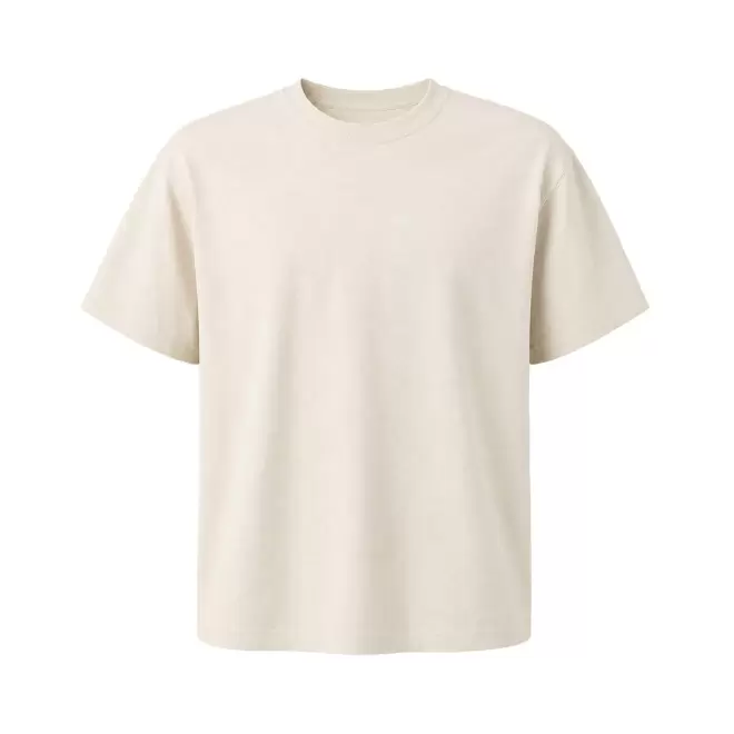 TEE-SHIRT OVERSIZE PERSONNALISÉ MIXTE 220 GR/M² 'LEGACY' - naturel