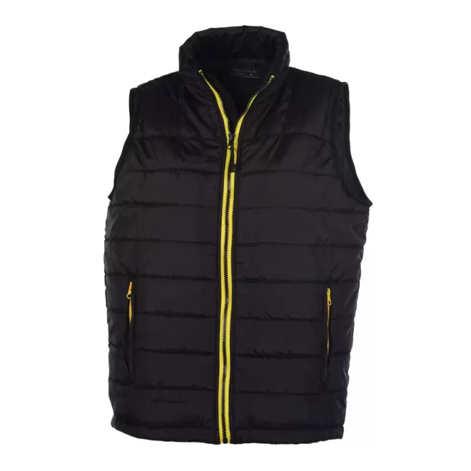 BODYWARMER FEMME PEN DUICK® 'CITY' - noir/jaune