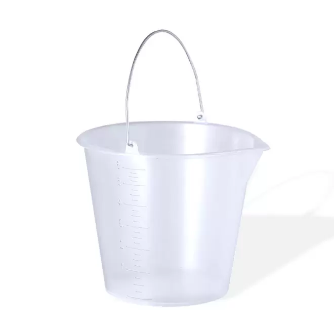 SEAU MESUREUR PERSONNALISABLE 'LUNEX 6 LITRES' - transparent