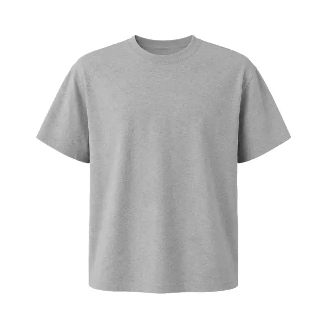 TEE-SHIRT OVERSIZE PERSONNALISÉ MIXTE 220 GR/M² 'LEGACY' - gris chiné