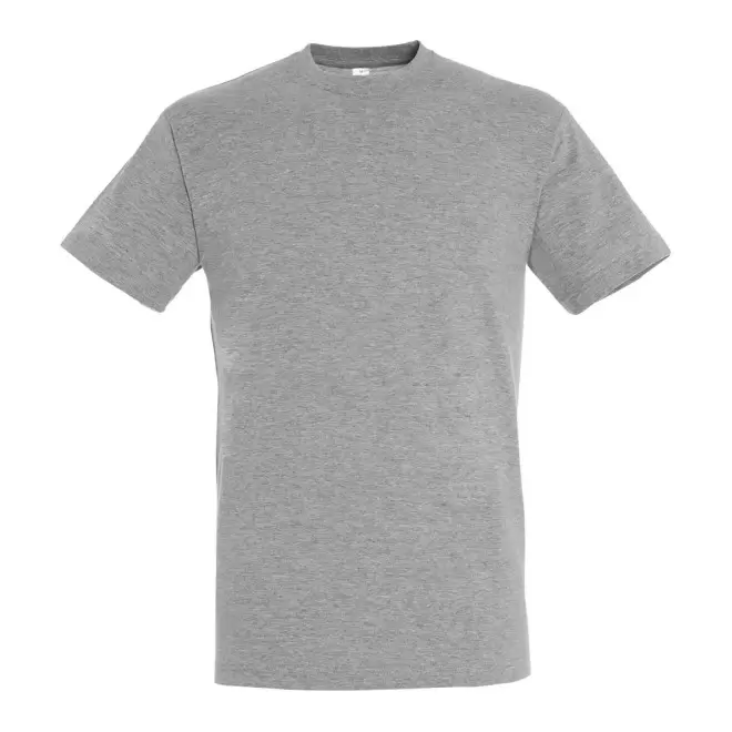 TEE-SHIRT MIXTE PERSONNALISE 'TITAN' - gris chiné