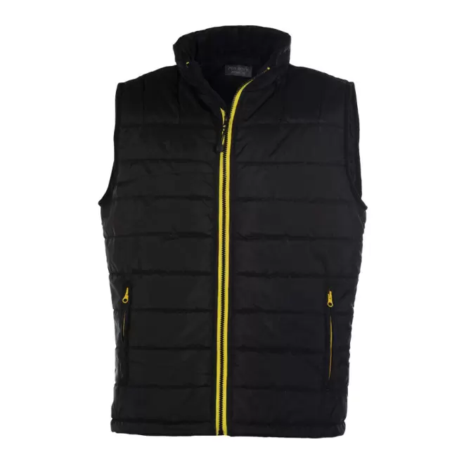 BODYWARMER HOMME PEN DUICK® 'CITY' - noir/jaune