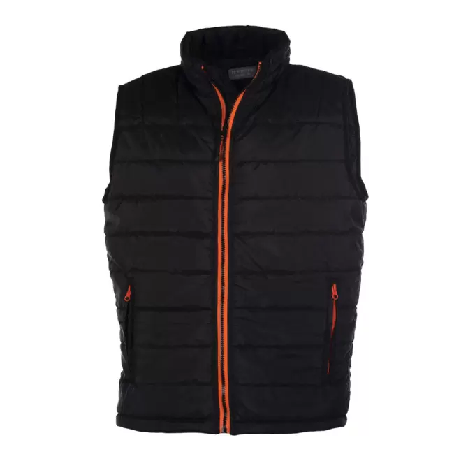 BODYWARMER HOMME PEN DUICK® 'CITY' - noir/orange