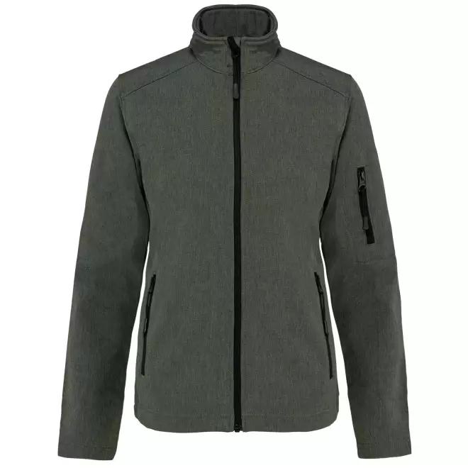VESTE SOFTSHELL FEMME PERSONNALISABLE 'KARISOFT' - vert foncé