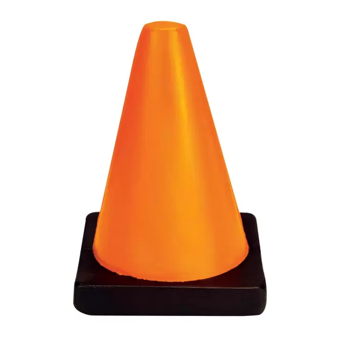 ANTISTRESS PERSONNALISABLE 'STRESSKOOL CONE CHANTIER' - orange