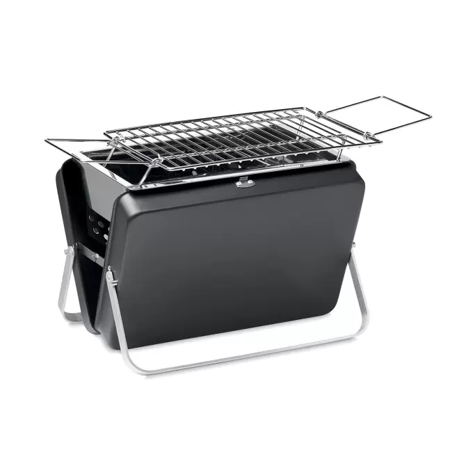 BARBECUE PORTABLE EN ACIER PERSONNALISABLE 'GUEZ' - noir