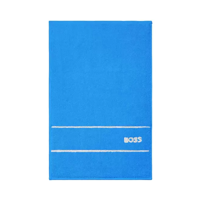 SERVIETTE 40X60 HUGO BOSS PERSONNALISABLE 'PLAIN' - bleu ciel