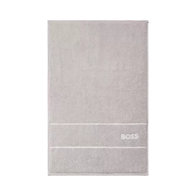 SERVIETTE 40X60 HUGO BOSS PERSONNALISABLE 'PLAIN' - gris