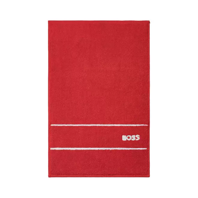 SERVIETTE 40X60 HUGO BOSS PERSONNALISABLE 'PLAIN' - rouge