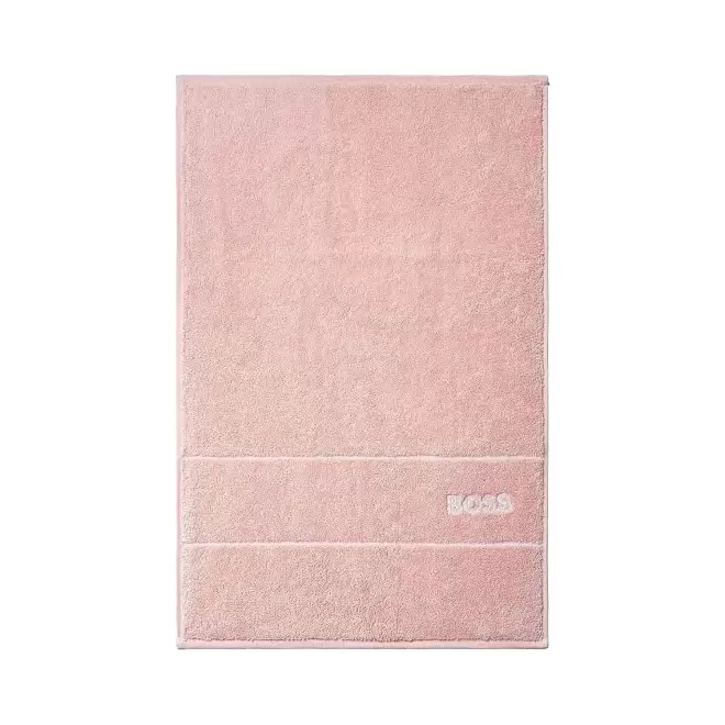 SERVIETTE 40X60 HUGO BOSS PERSONNALISABLE 'PLAIN' - rose