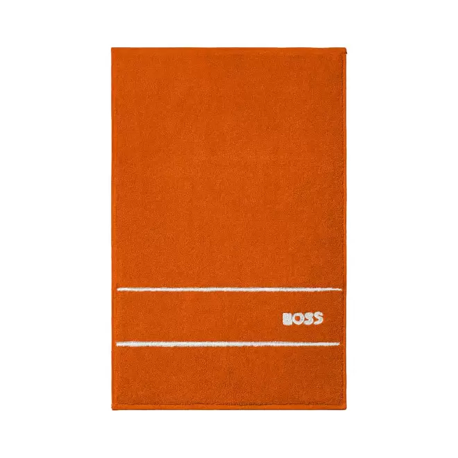 SERVIETTE 40X60 HUGO BOSS PERSONNALISABLE 'PLAIN' - orange