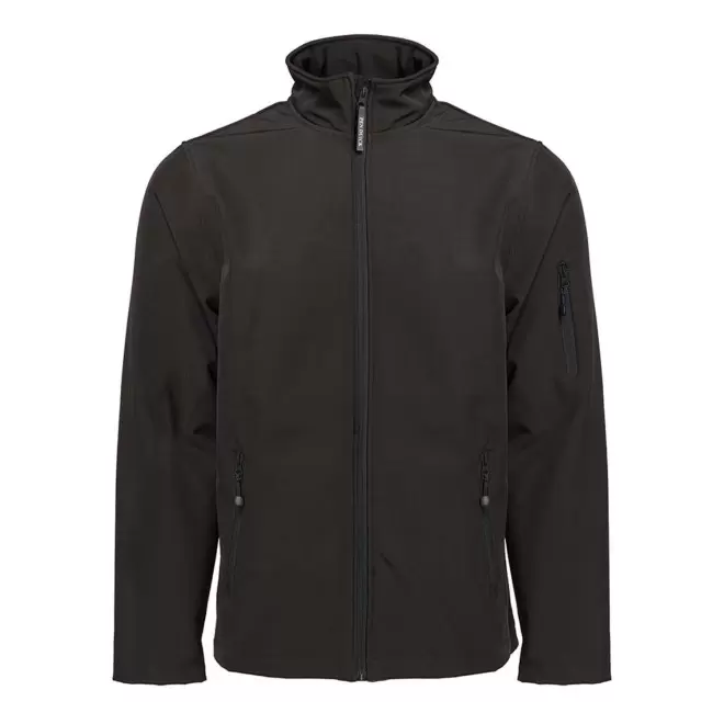 SOFTSHELL HOMME PERSONNALISABLE PEN DUICK 'ATLANTIC' - noir