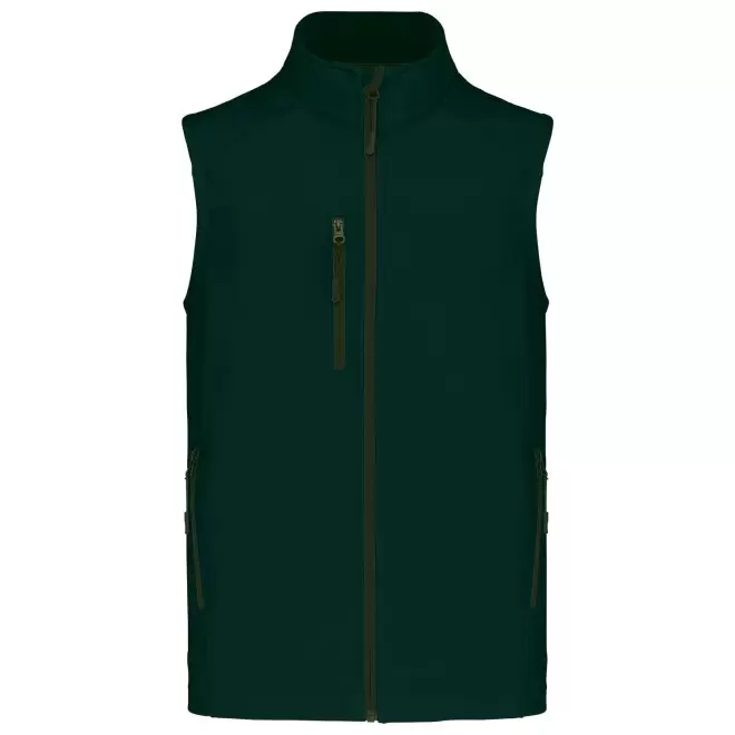 VESTE SOFTSHELL HOMME PERSNNALISABLE 'KARISOFT BW' - vert bouteille