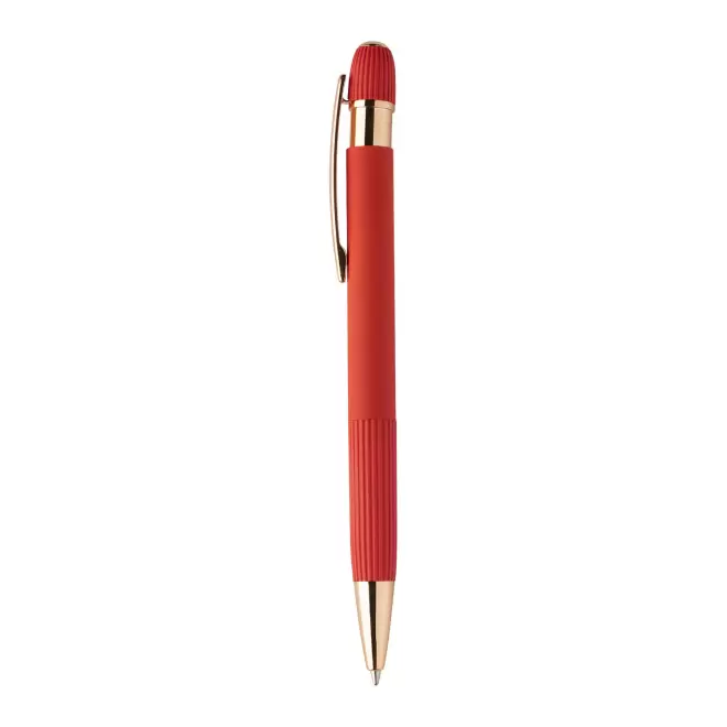 STYLO EN ALU RECYCLE PERSONNALISABLE 'POLUX ROSY' - rouge