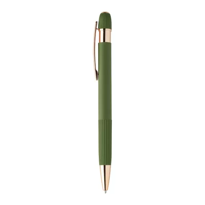 STYLO EN ALU RECYCLE PERSONNALISABLE 'POLUX ROSY' - vert