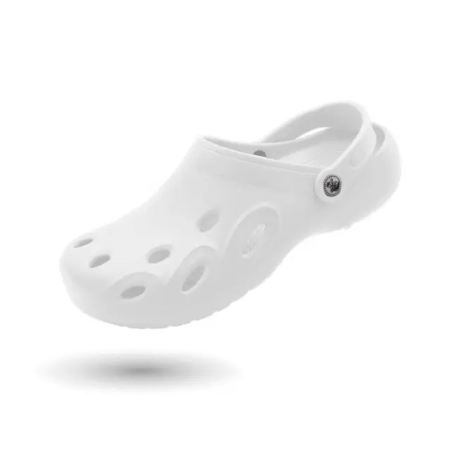 SANDALE PERSONNALISABLE 'CLOG' - blanc