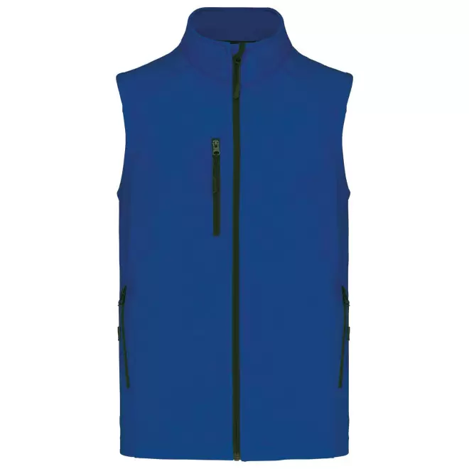 VESTE SOFTSHELL HOMME PERSNNALISABLE 'KARISOFT BW' - bleu royal