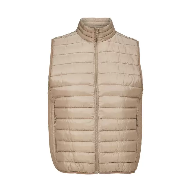 DOUDOUNE SANS MANCHES PERSONNALISÉE HOMME RPET 'STREAM BW' - corde