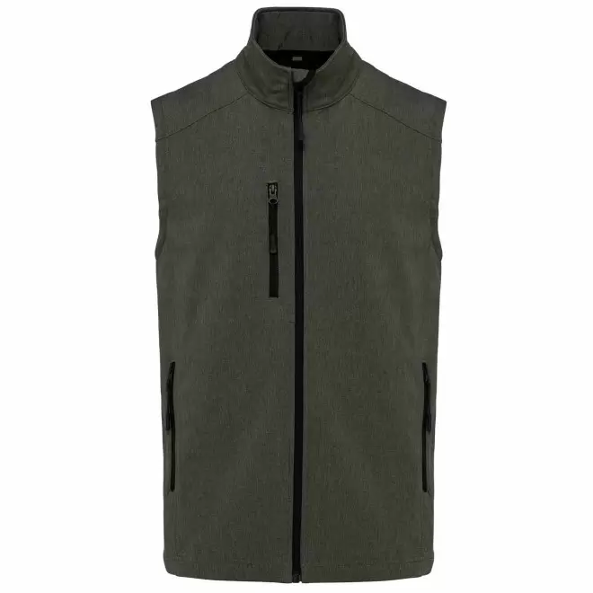 VESTE SOFTSHELL HOMME PERSNNALISABLE 'KARISOFT BW' - vert foncé