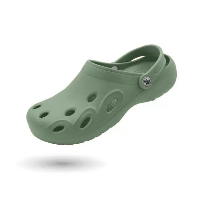 SANDALE PERSONNALISABLE 'CLOG' - vert