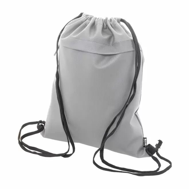 SAC PISCINE CORDELETTE PERSONNALISABLE EN PU 'MANADOO' - gris