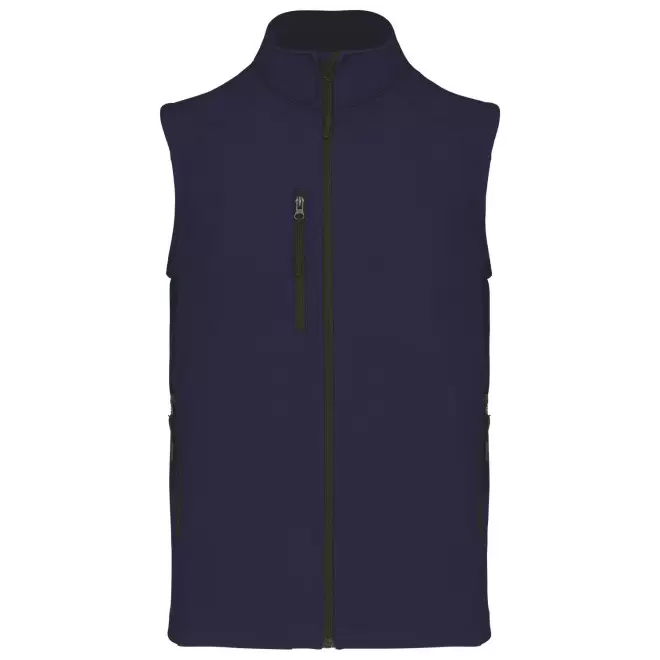 VESTE SOFTSHELL HOMME PERSNNALISABLE 'KARISOFT BW' - bleu marine